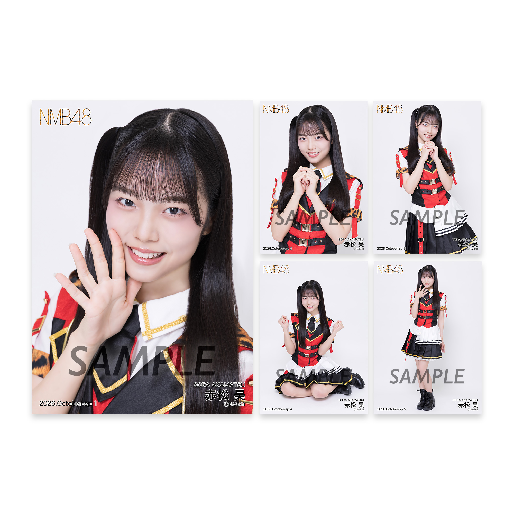 NMB48 赤松昊　直筆サイン入りチェキ NMB48 OFFICIAL GOODS STORE