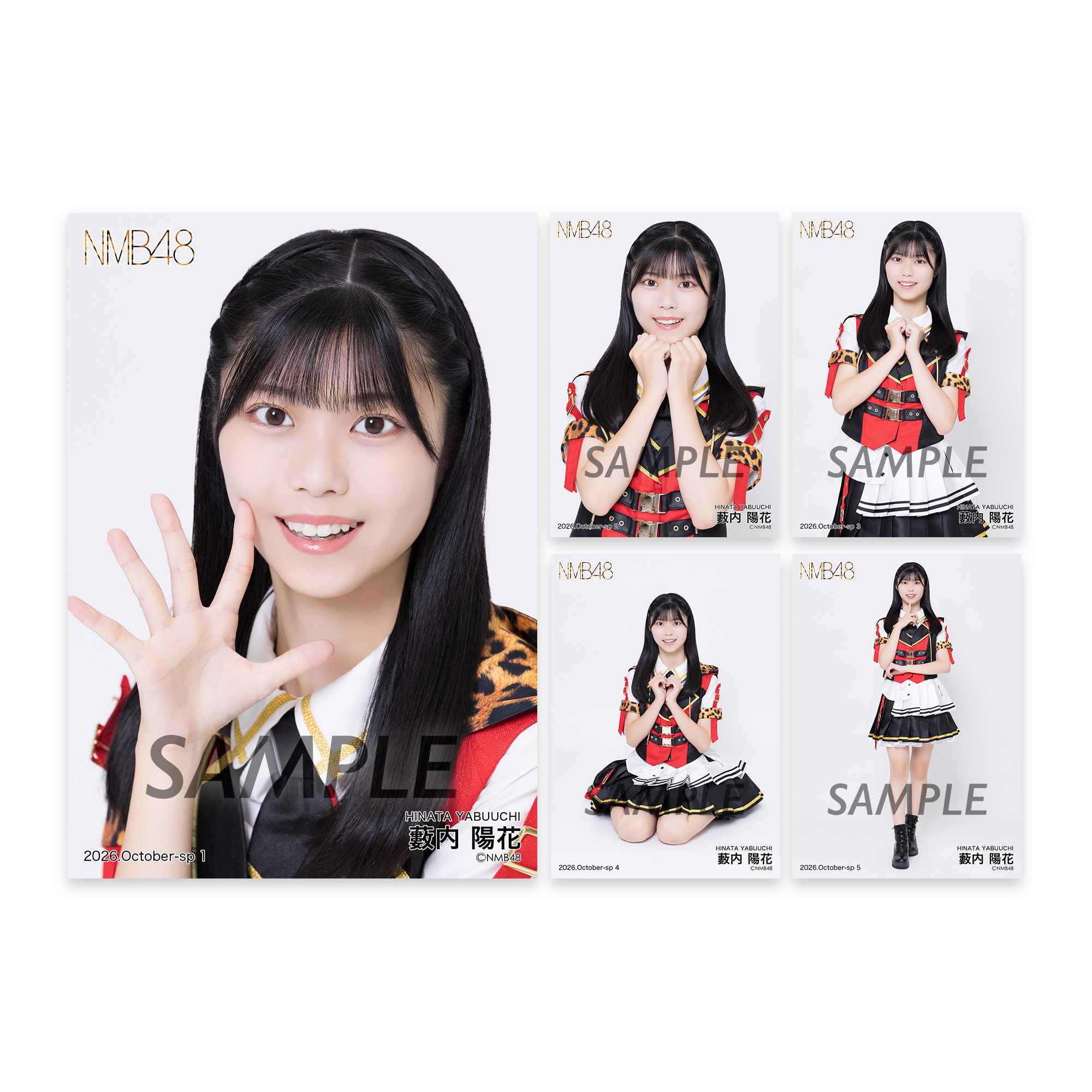 個別生写真5枚セット 2026.October 藪内陽花 - NMB48 OFFICIAL GOODS STORE
