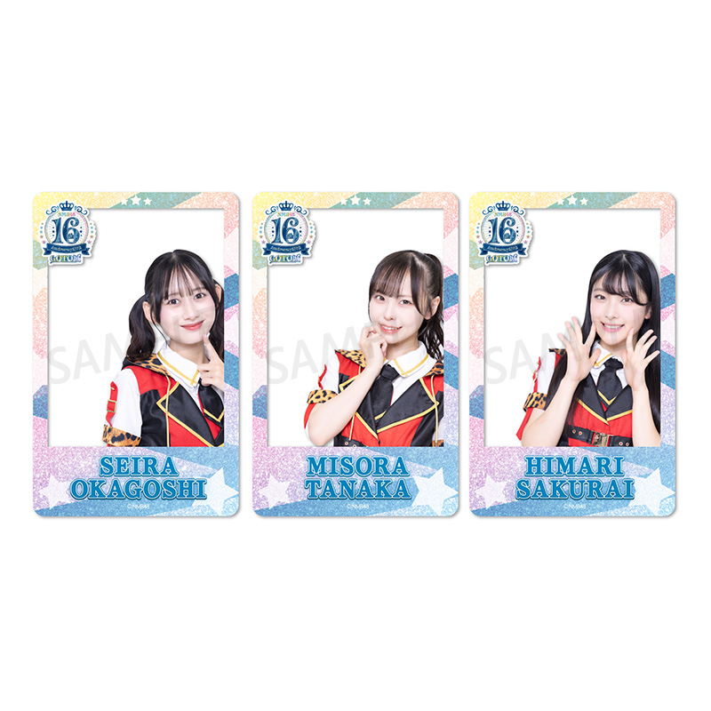 16th Anniversary LIVE GO TO 城 ランダムクリアカード - NMB48
