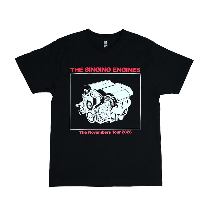 THE NOVEMBERS Tシャツ The Singing Engines Tシャツ【Engine】 - The Novembers OFFICIAL
