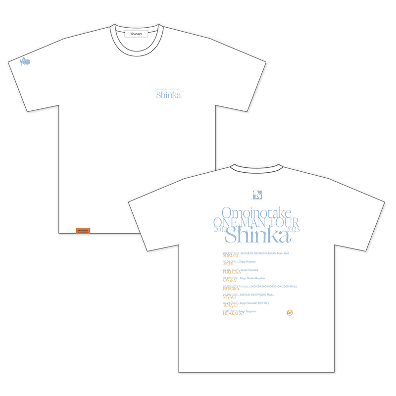 Omoinotake 自転車Tシャツ Omoinotake Official Goods Store