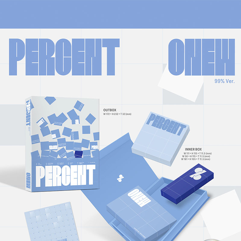 ONEW 2ND ALBUM［PERCENT］Photobook Ver. - ONEW OFFICIAL