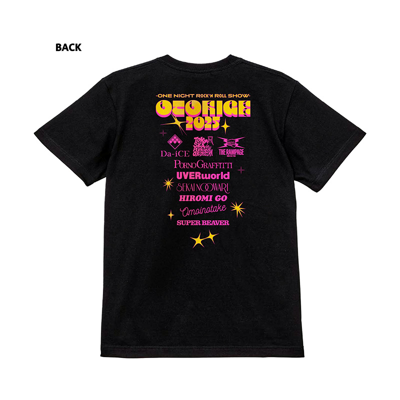 音楽と髭達2025 NIGHT T-Shirt - 音楽と髭達 OFFICIAL GOODS STORE
