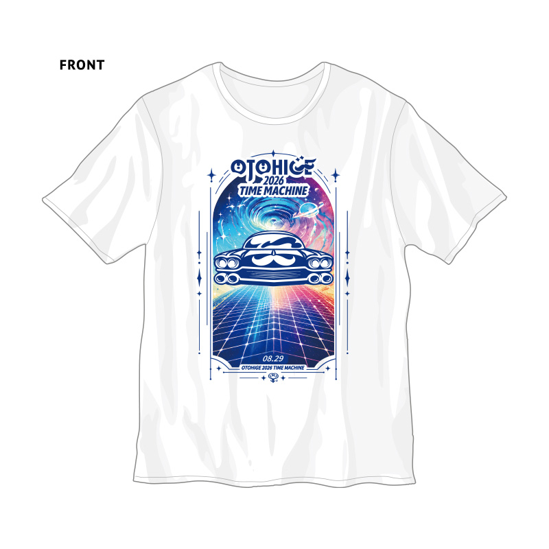 TIME MACHINE T-Shirt - 音楽と髭達 OFFICIAL GOODS STORE