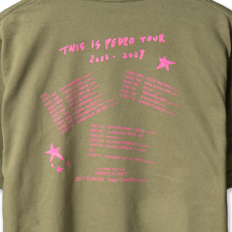 This is PEDRO ツアーTシャツ - PEDRO OFFICIAL GOODS STORE