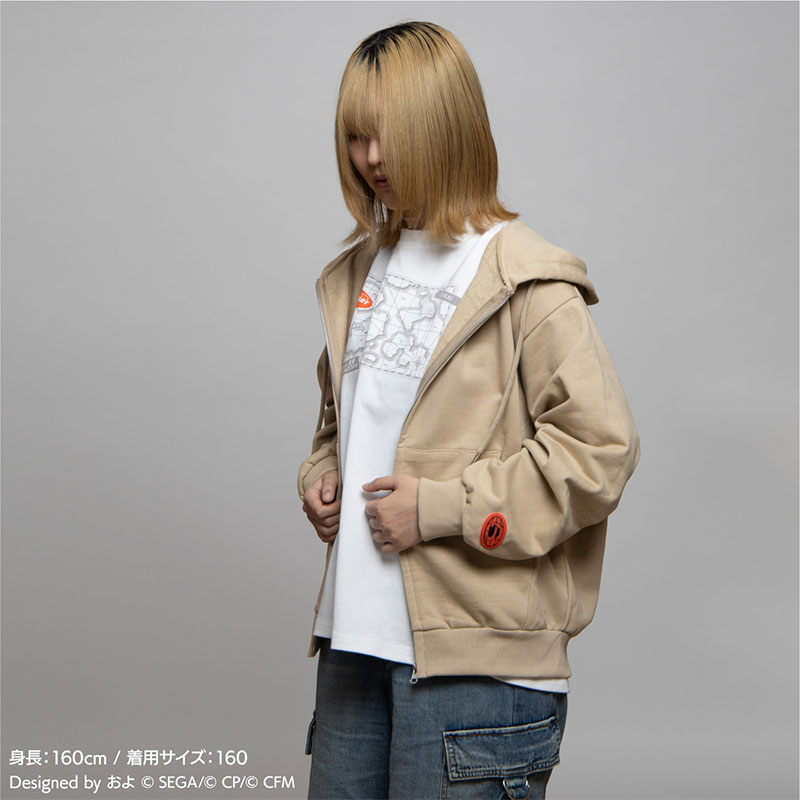 SEXY DYNAMAITE 蛍光グリーン ヒョウ柄 フルジップパーカー F Printstar パーカー 吸水速乾！UVカット！「Printstar」mesh dry