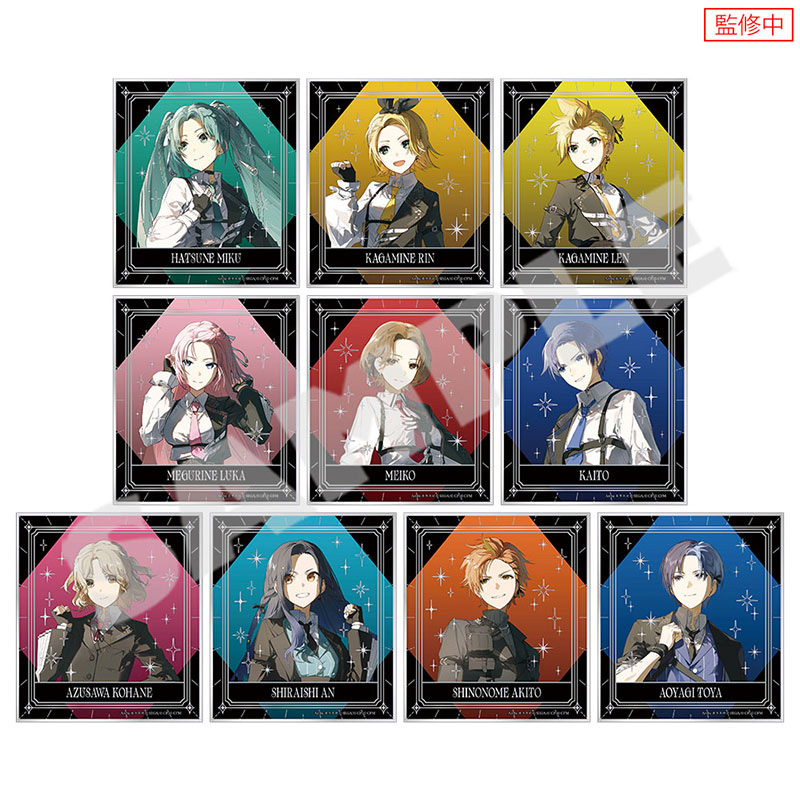 箔押しミニ色紙コレクション A BOX バーチャル・シンガー＆Vivid BAD