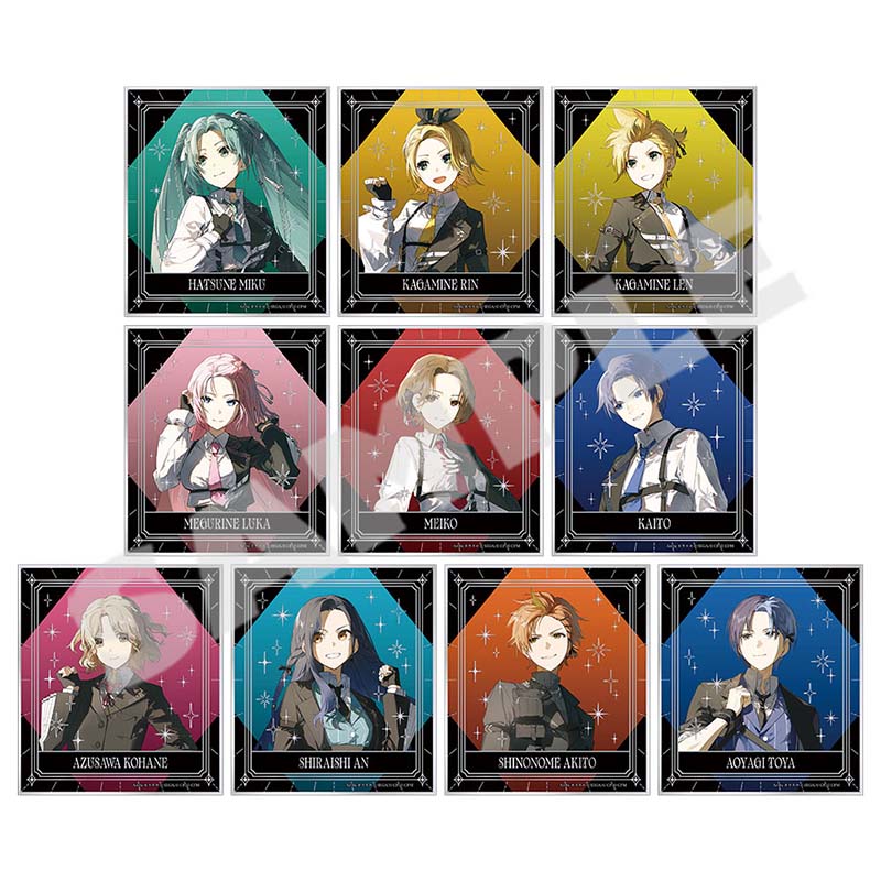 箔押しミニ色紙コレクション A BOX バーチャル・シンガー＆Vivid BAD