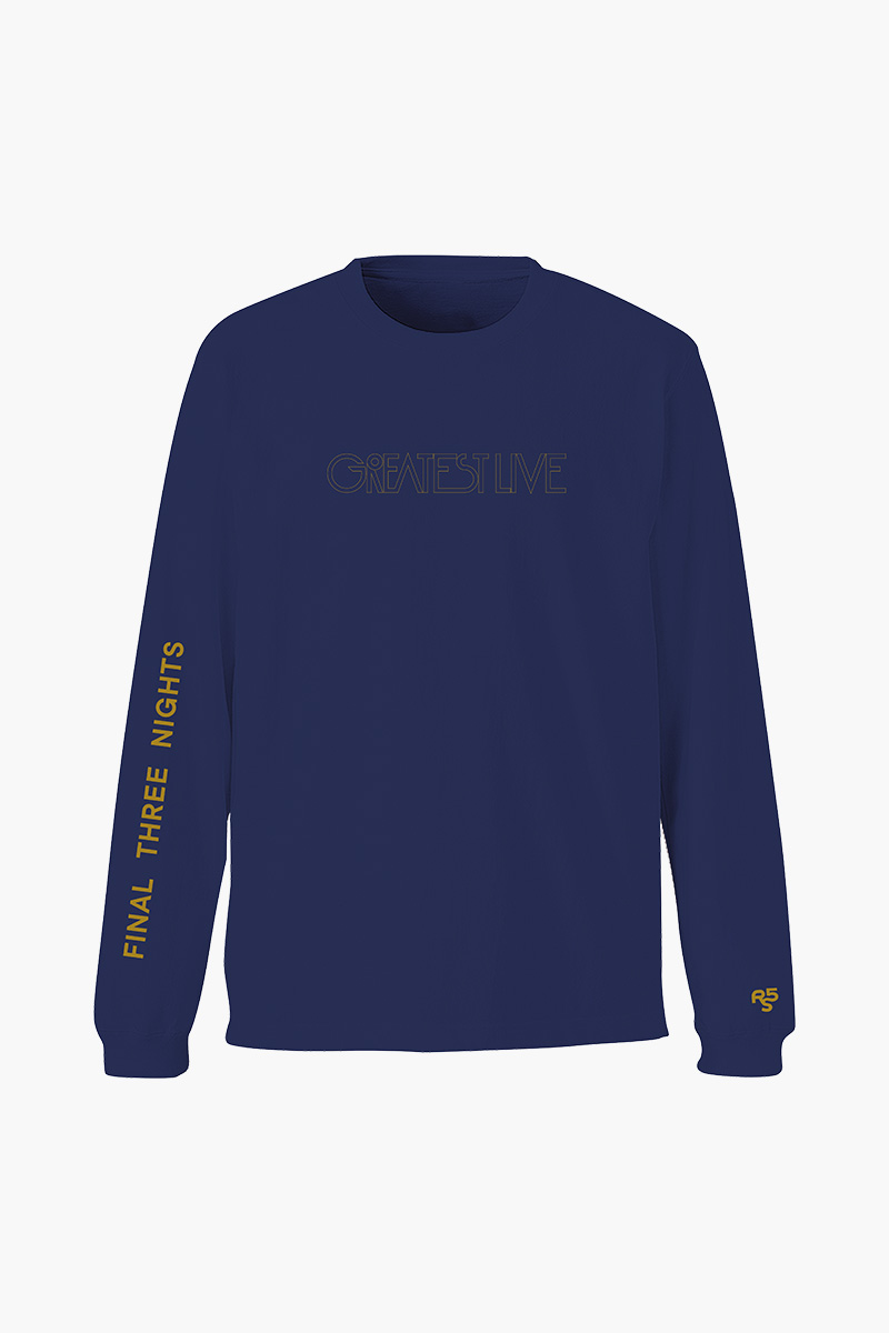 GREATEST LIVE ロングスリーブTシャツ B(ネイビー) - RIP SLYME ONLINE