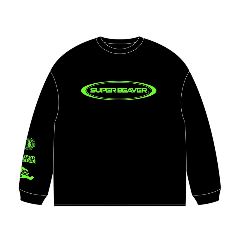 SUPER BEAVER tシャツ SUPER BEAVER NEW MERCH 超海狸LONG SLEEVE T-SHIRT