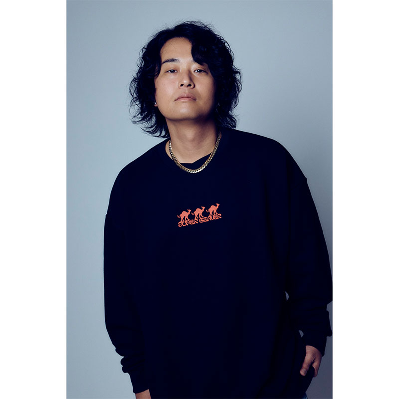 SUPER BEAVER XL ブラック カレッジスウェット　スーパービーバー SUPER BEAVER XL ブラック カレッジスウェット スーパービーバー