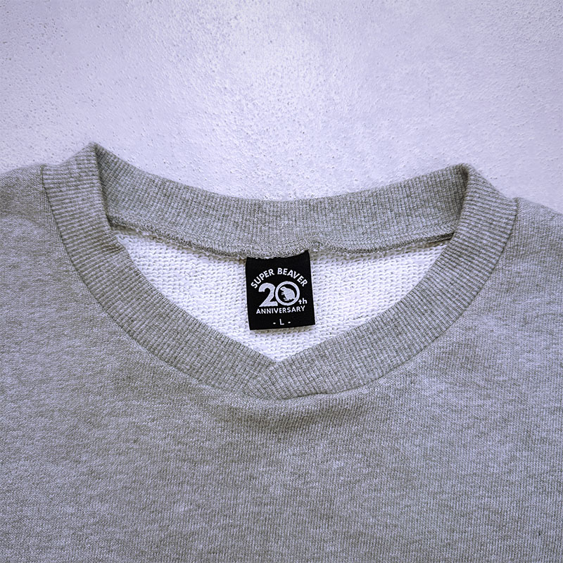 SUPER BEAVER カレッジスウェット グレー XL 新品 SUPER BEAVER カレッジスウェット グレー XL 新品