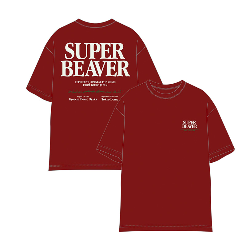 クラシックドームツアーTシャツ - SUPER BEAVER TOUR OFFICIAL GOODS