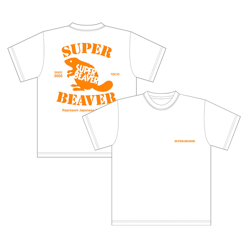 バックドロップTシャツ - SUPER BEAVER TOUR OFFICIAL GOODS