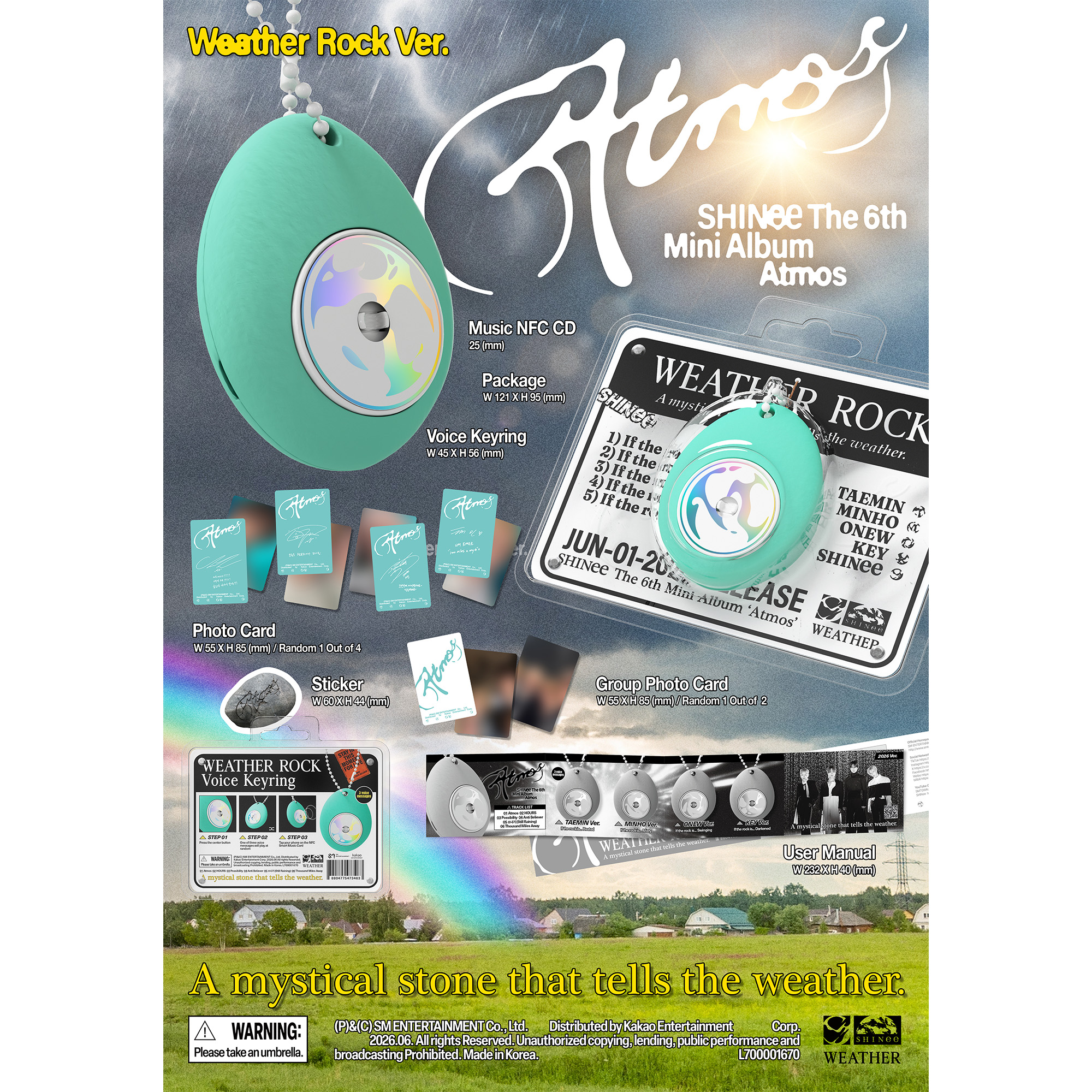 The 6th Mini Album 'Atmos' 全7形態10種セット - ec board SHINee STORE