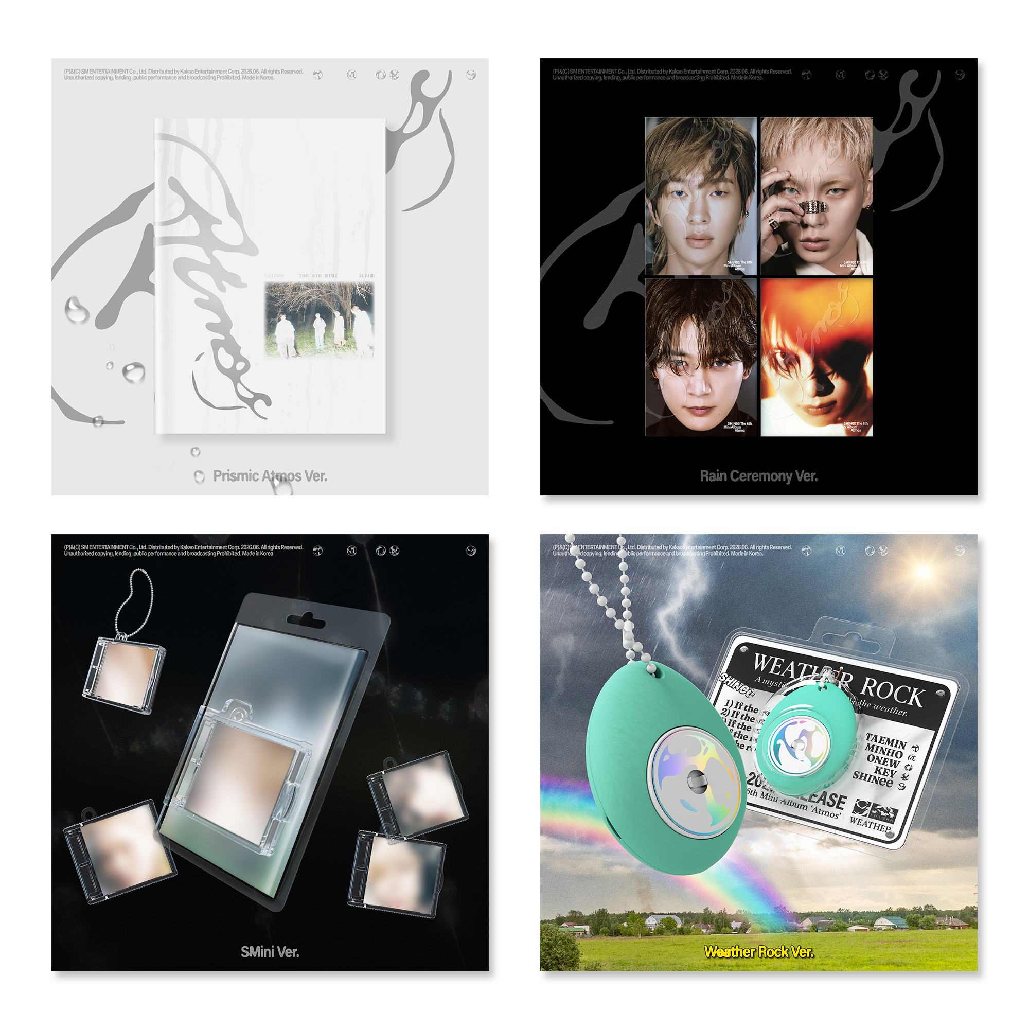 The 6th Mini Album 'Atmos' 全7形態10種セット - ec board SHINee STORE