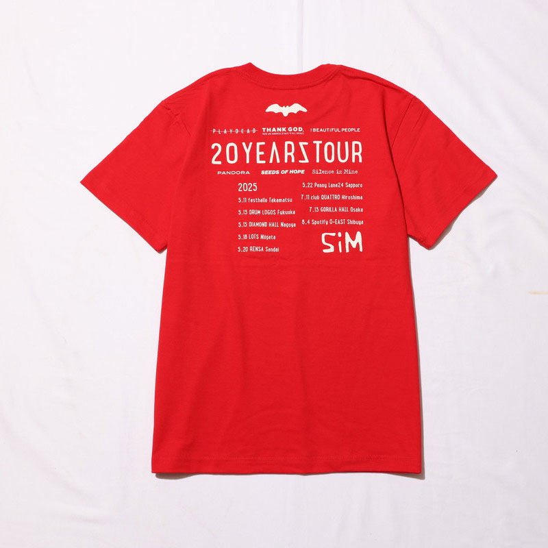 SiM 20years 記念 Tシャツ XLサイズ 未開封 新品 新品未開封】SiM 20YEARS 記念Tシャツ Lサイズ - メルカリ