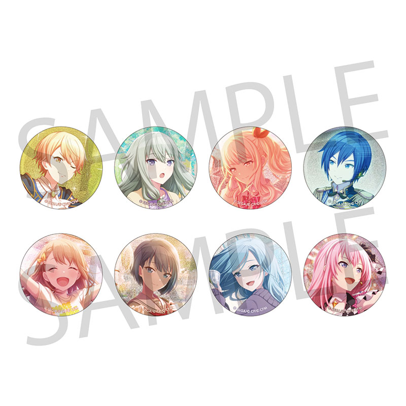 グリッター缶バッジ イベントイラストコレクション vol.5 A - Colorful