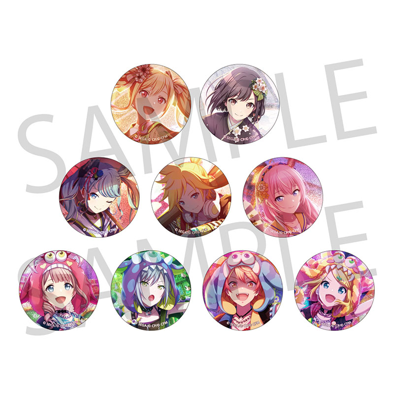 グリッター缶バッジ イベントイラストコレクション vol.6 B