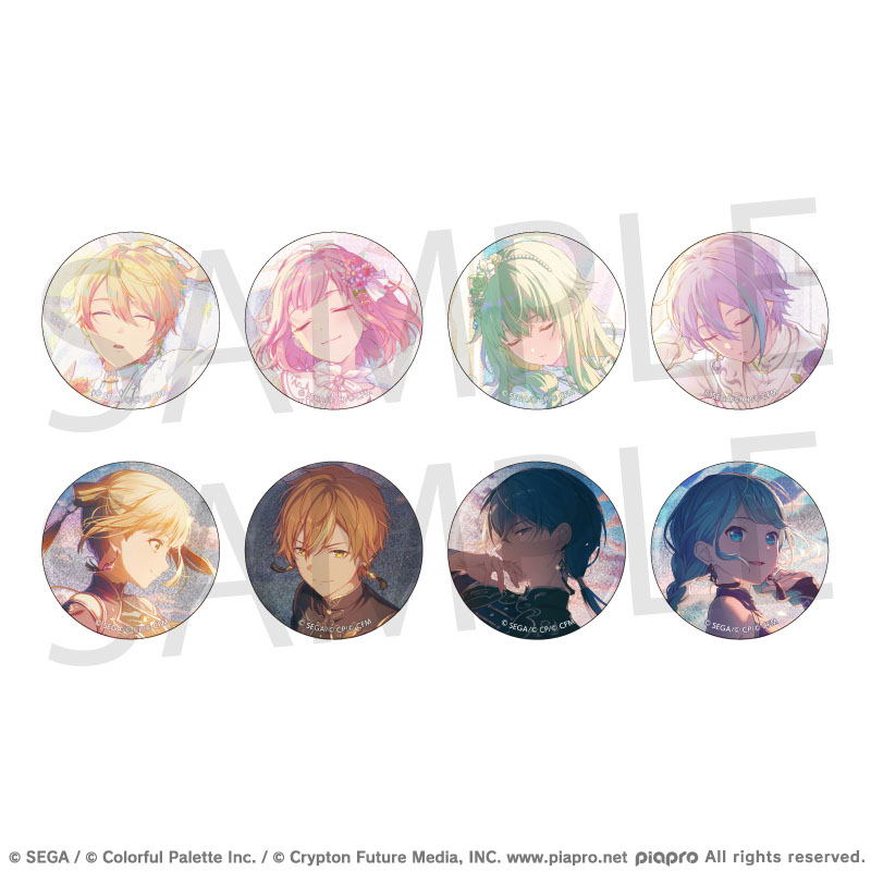 Colorful Palette Store 限定缶バッジ 予約商品】グリッター缶バッジ イベントイラストコレクション vol.56 A