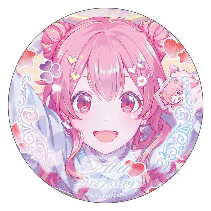 箔押し缶バッジ 桃井 愛莉 C