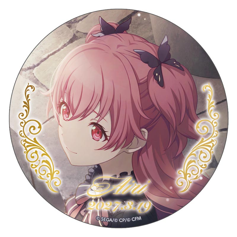 箔押し缶バッジ 桃井 愛莉 F
