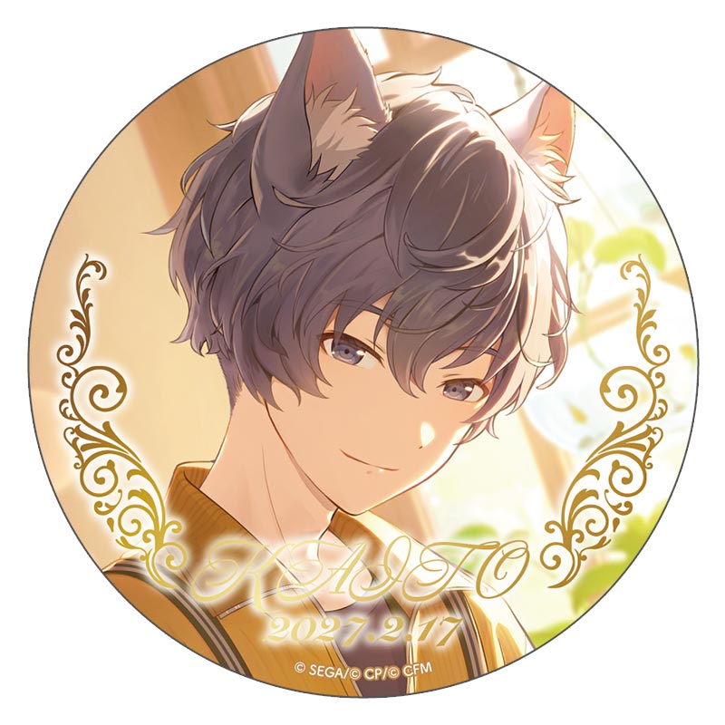 箔押し缶バッジ KAITO C