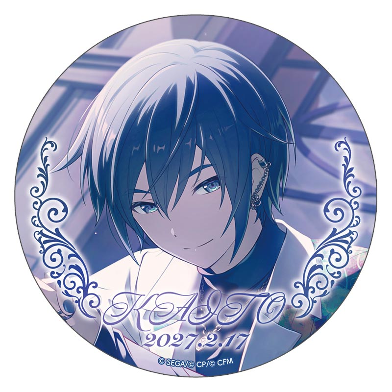 箔押し缶バッジ KAITO E