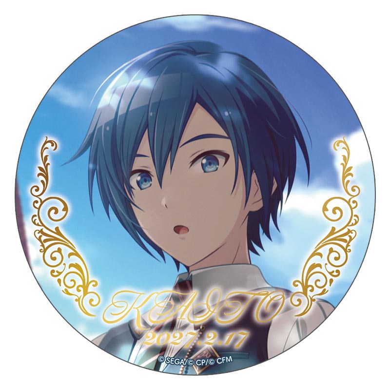 箔押し缶バッジ KAITO F