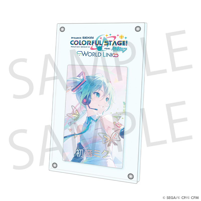 WORLD LINK ePick card series ディスプレイフレームセット - Colorful