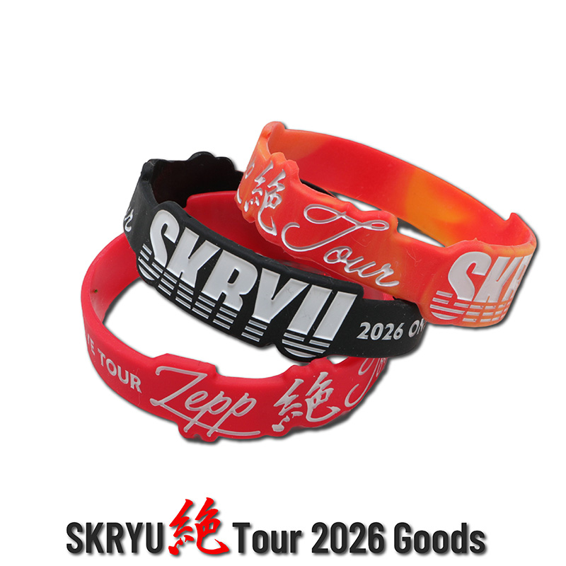ラバーバンド [ブラック/レッド/マーブル] - SKRYU Official Goods Store