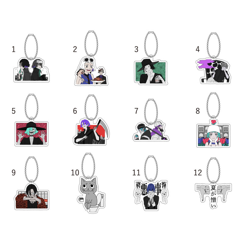 【新品・未開封】スプパラ HiHiJets アクキー 5点セット アクキーガチャ - sakiyama official goods store