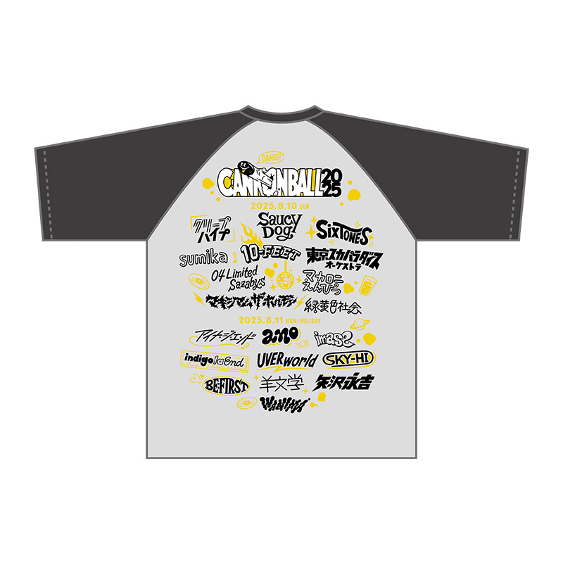 ラグラン Tシャツ - CANNONBALL OFFICIAL GOODS STORE