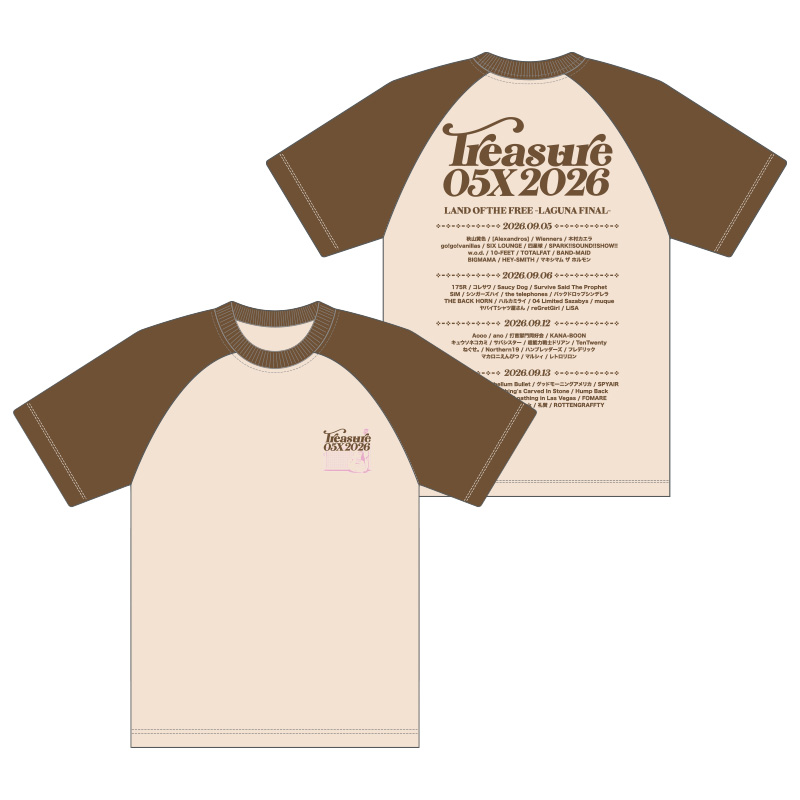 RAGLAN-T - TREASURE05X OFFICIAL GOODS STORE