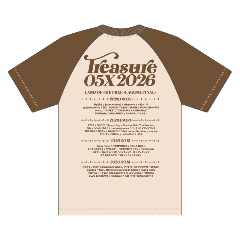 RAGLAN-T - TREASURE05X OFFICIAL GOODS STORE