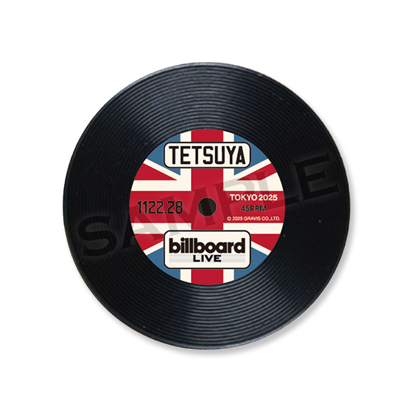 【レア】ボックス購入限定コースター3枚セット レコードコースターセット -2025Ver.- - TETSUYA Official Goods Store