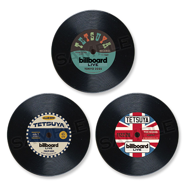 レコードコースターセット -2025Ver.- - TETSUYA Official Goods Store