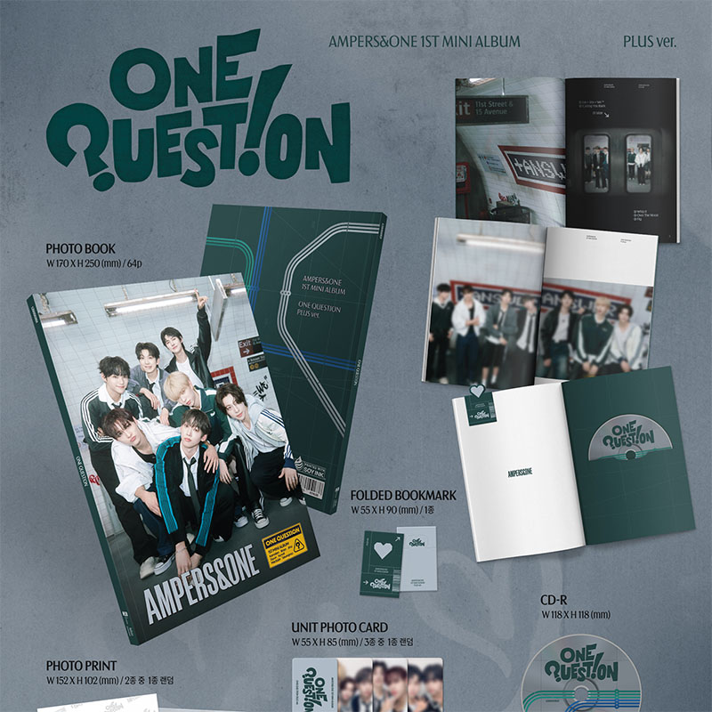 【1部 オンライン個別トーク会 参加権付き】AMPERS&ONE 1st Mini Album [ONE QUESTION] 2枚セット ...