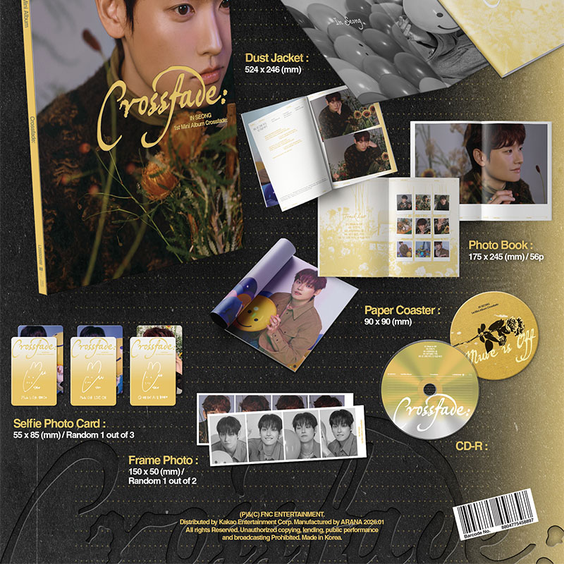オンラインサイン会抽選権付き】IN SEONG 1st Mini Album [Crossfade