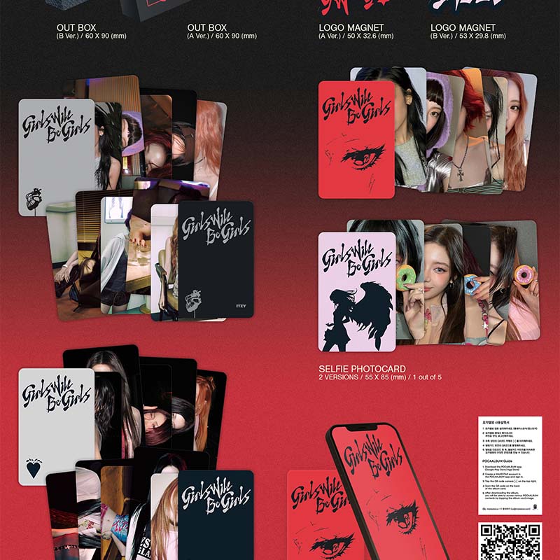 9/13(土) CHAERYEONG】ITZY 'Girls Will Be Girls' 2枚セット