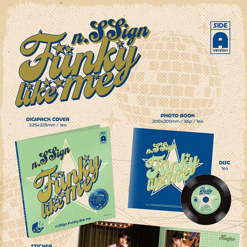 3部 特典会 抽選権付き】n.SSign 'Funky like me' 1枚 - Whoop Japan Store
