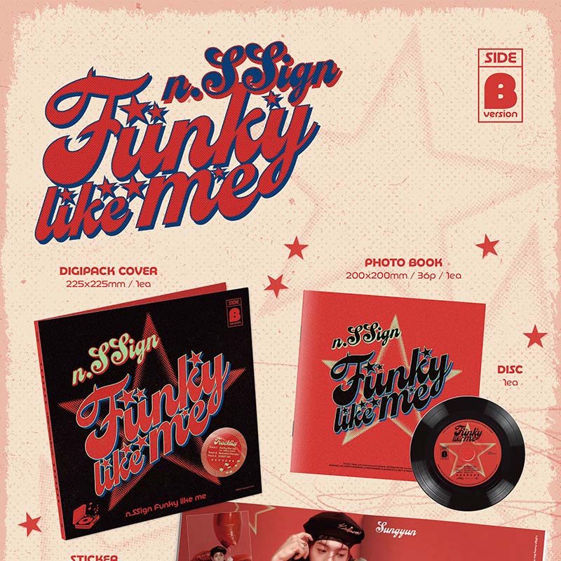 3部 特典会 抽選権付き】n.SSign 'Funky like me' 1枚 - Whoop Japan Store