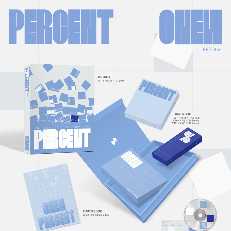 9/27(土)大阪】ONEW 2ND ALBUM [PERCENT] 1枚 - Whoop Japan Store