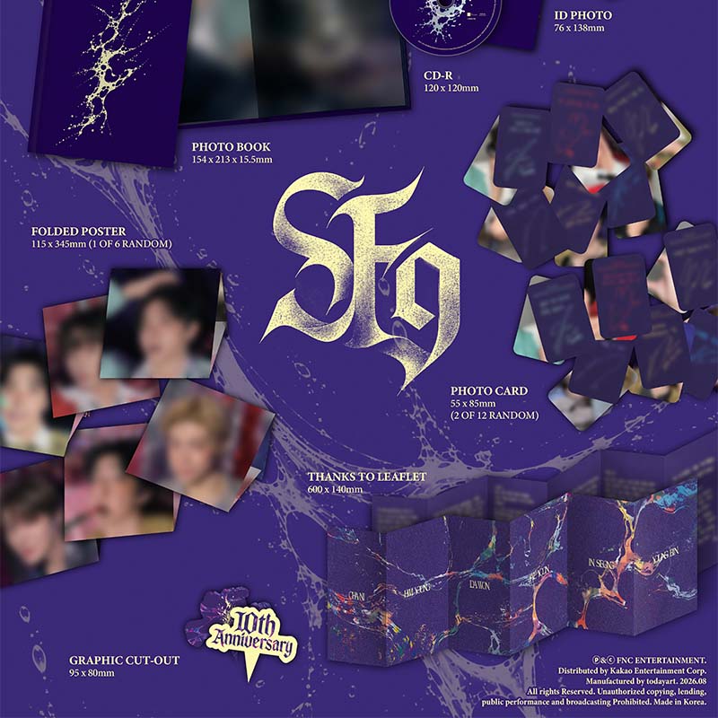1部 オンライン個別トーク会参加権付き】SF9 2nd Album [TENACITY] 2枚