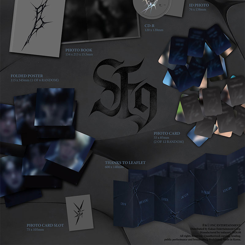 1部 オンライン個別トーク会参加権付き】SF9 2nd Album [TENACITY] 2枚