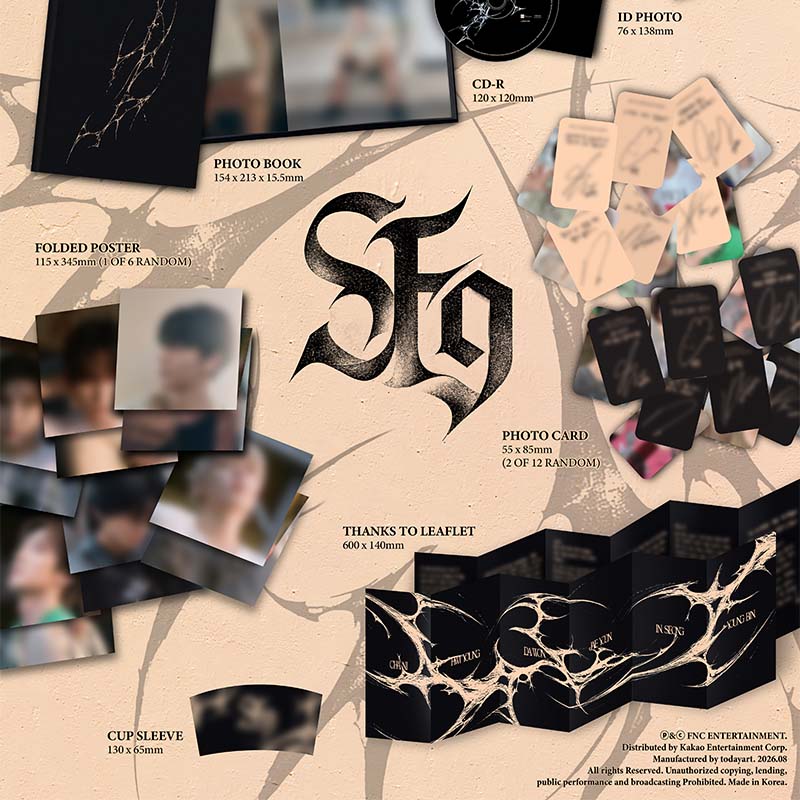 2部 オンライン個別サイン会参加権付き】SF9 2nd Album [TENACITY] 4枚
