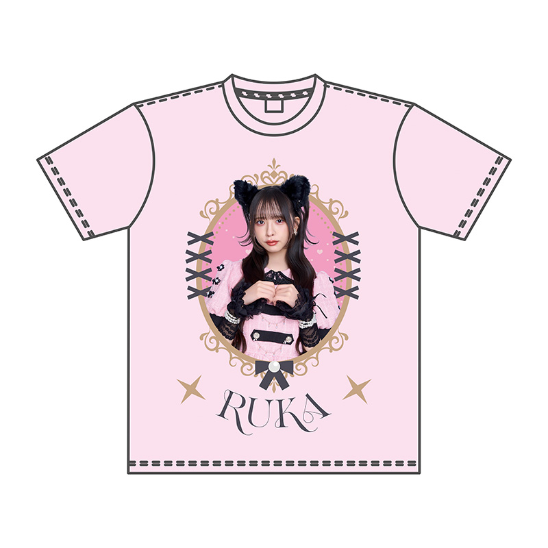 わーすた　三品瑠香　生誕Tシャツ　Lサイズ メンカラTシャツ 三品瑠香 - わーすた Official Goods Store