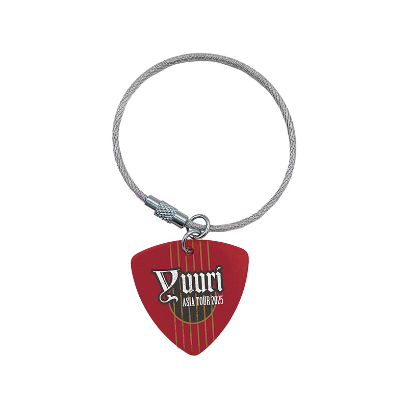 優里　ピックキーホルダー Yuuri Channel TOUR 2024 Pick Keyholder - 優里 Official Goods