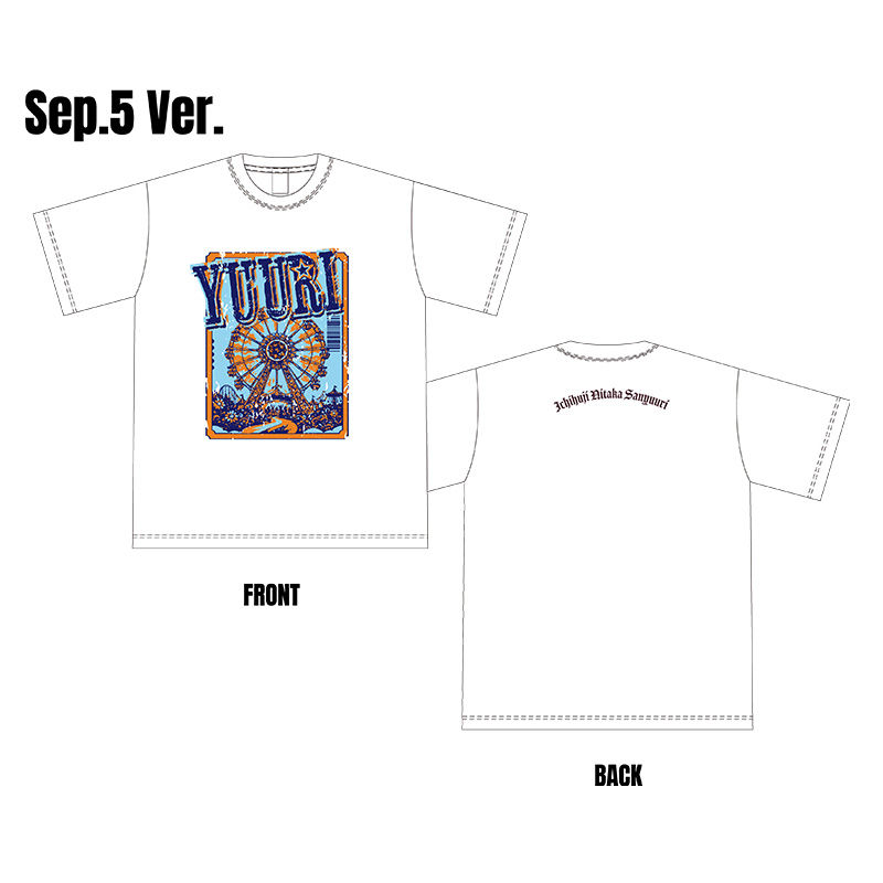 Yuuri Stadium Show T-shirt (Sep.5 Ver.) - 優里 Official Goods Store