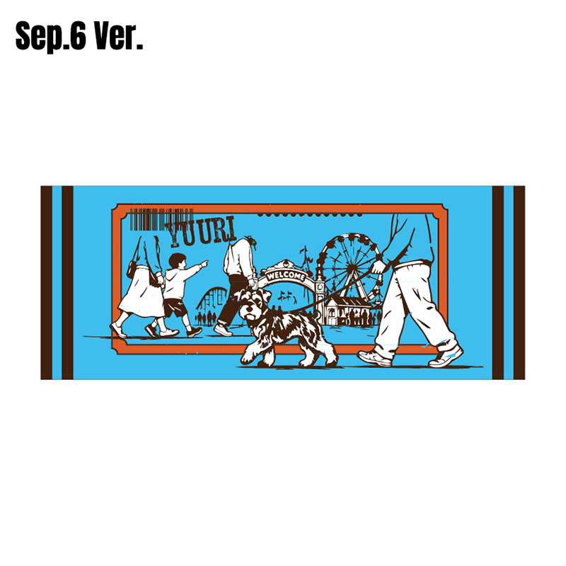 Yuuri Stadium Show Face Towel (Sep.6 Ver.) - 優里 Official Goods Store